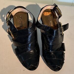 Michael Kors Black Strappy Heels